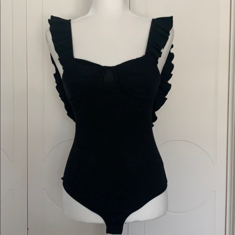 Ruffled bodysuit